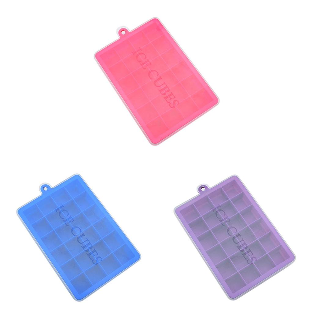 Silicone Ice Cube Tray With Lids For Food Storage And Jelly Molds For Baby Food And Fruit Puree