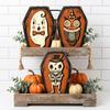 Halloween Wooden Figurine Spooky Party Scene Decor Tabletop Home Gift Craft Ornament