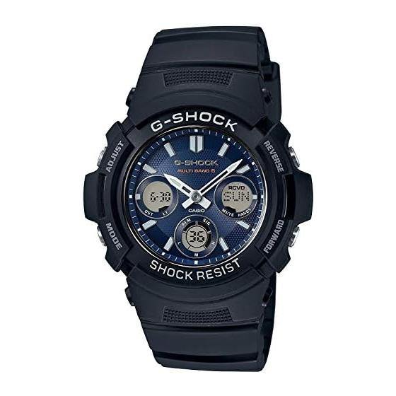 Часы Casio G-Shock Кварцевые Мужские Часы AWG-M100SB-2A Темно-синие [Параллельный Импорт]