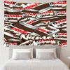 Custom Name Nutella Print Tapestry, Backdrop, Easy Setup, Ideal for Bedroom, Office & Living Room, with Aesthetic Wall Hanging Decor.