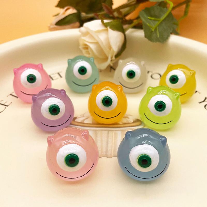 

2 шт. светящийся миниатюрный монстр большие глаза брелок для ключей сделай сам ювелирные аксессуары