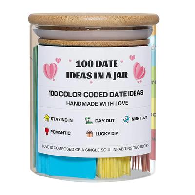 Bachelorette Games Jar Date Night Ideas Message In A Bottle Date Ideas In A Jar For Bride And Wedding Registry Couples Supplies