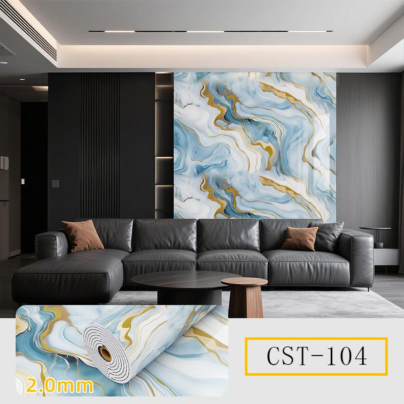 Roll-up Fliesenaufkleber Tapete Selbstklebend Wasserdichte Tapete Verdickter Marmor Verdickte Rolle Dekorative Wandaufkleber