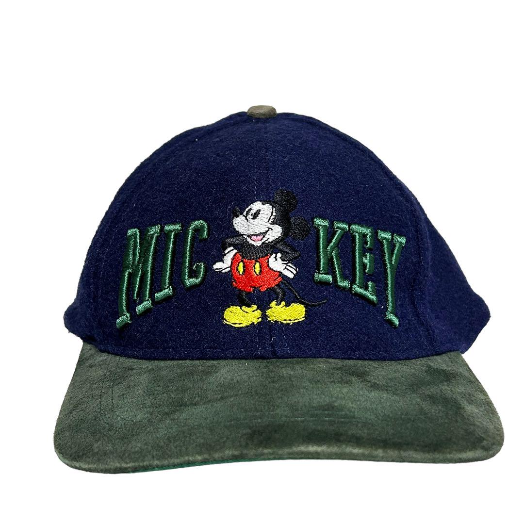 

[USED] Almost dead 90s Mickey Mouse wool suede cap