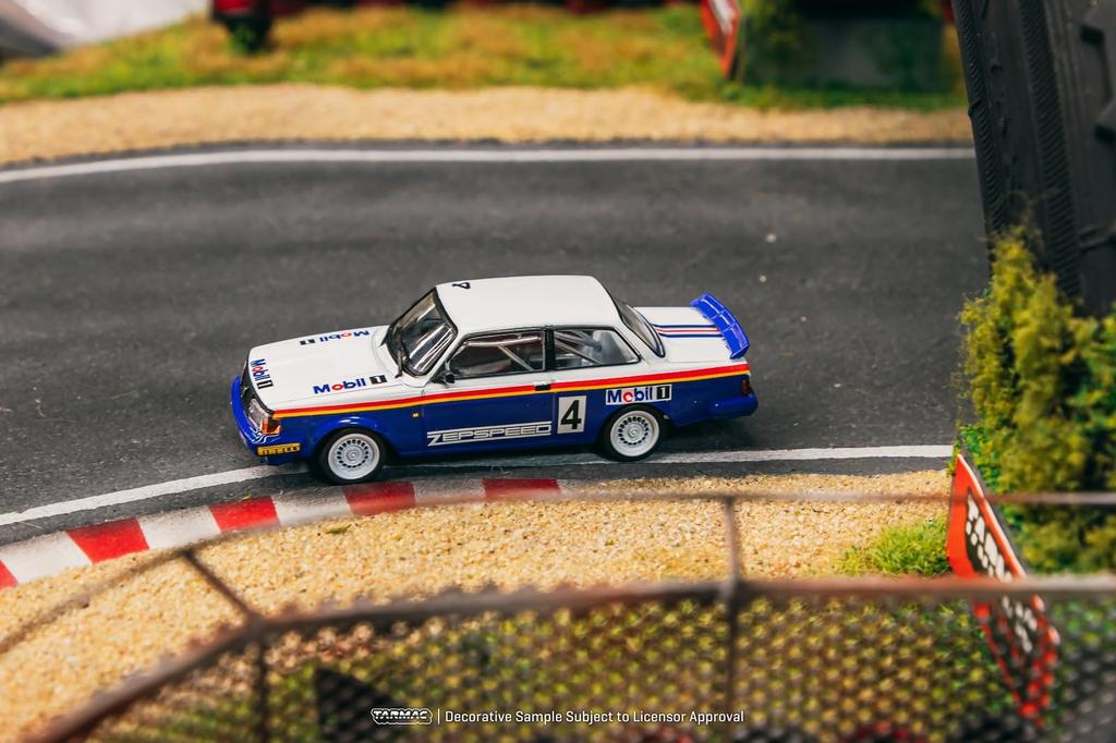 TARMACWORKS Volvo 240 Turbo Malaysian Group A Championships 1987 Winner Andersson Completed Product 1/64 Per-Gunnar T64-050-87MAL04