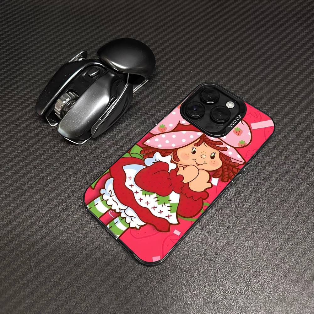S-Strawberry-shortcake Girl Colorful Shockproof For IPhone 17 11 12 13 14 15 16 Pro Max 16E Plus Phone Cover