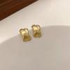 High-End European & American Metal Water Drop Ear Clips - No Piercing, Cool Autumn/Winter Style