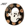 Farmhouse Halloween Entryway Accents Wooden Ornament, Retro Solid Ghost/Letter/Pumpkin Sign, Tabletop Rustic Wood Craft Centerpiece Decoration