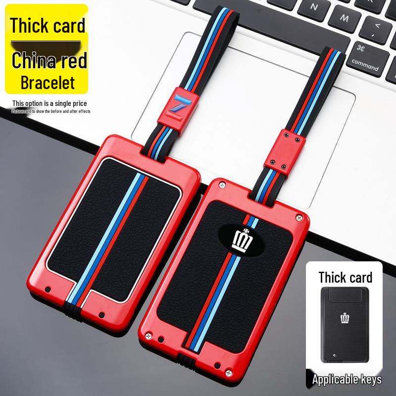 Crown Car Key Case for 12/13/14 Gen - Remote Control Protective Shell with Induction Package Buckle