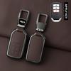 Metal Leather Car Key Case Cover For Honda Accord CRV CR-V URV UR-V Vezel City Civic Jazz BRV BR-V HRV HR-V Keychain Accessories