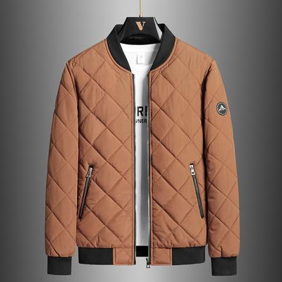 Winter Down Cotton-padded Clothes Casual Men's Down Thickened Baseball Clothes Men's Stand-up Collar Cotton-padded Jacket