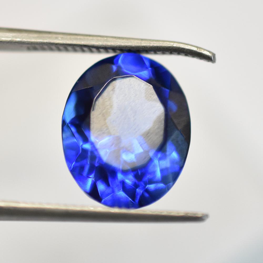 Natural Blue Sapphire Loose Gemstone 9x9mm Oval Cut for Her/Him September Birthday Birthstone