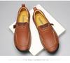 Men's Casual Retro Microfiber Leather Stitching Shoes with Zipper