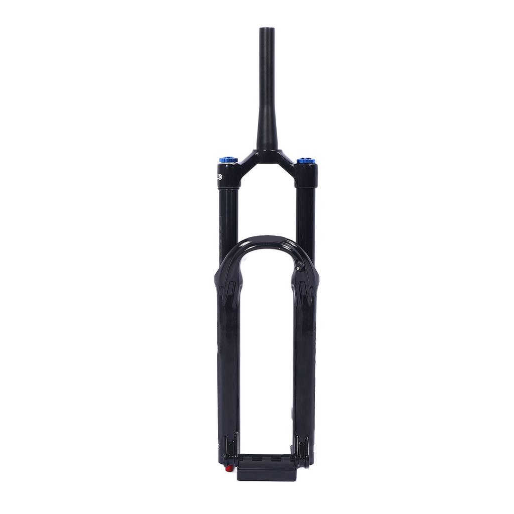 29 Inch Mountain Bike Suspension Fork 36mm Tube Diameter Thru Axle Bicycle Front Fork Manual Lockout Tapered Steerer Aluminum Alloy Black