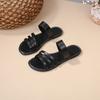 Summer women's casual flat bottomed comfortable one-piece slippers