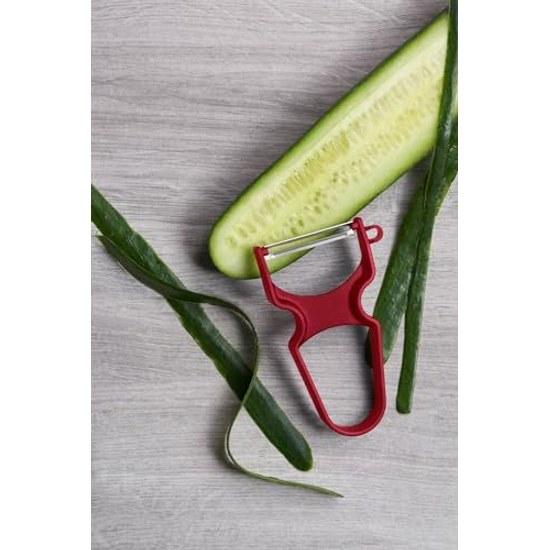 VICTORINOX Peeler Bud Remover Straight White Suitable Peeling Soft Fruits Hard Ingredients RAPID 6.0930