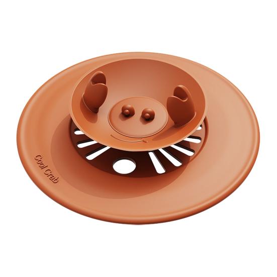 Crab Silicone Cup Covers Heat Resistant Tea Bag Mug Topper Tea Infuser Lid Accessory for Coffee Milk Hot Drinks