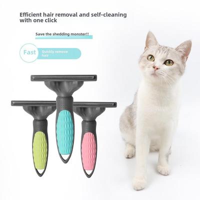 Universal Pet Hair Removal Comb: Knot & Hair Shaving Tool for Cats & Dogs