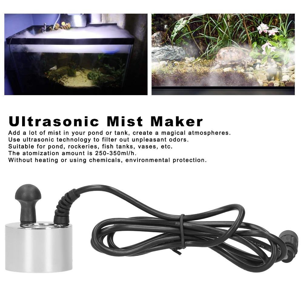 Ultrasonic Water Fountain Fogger Waterproof Pond Atomizer Stylish Mist Maker Fogger Pond