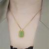 2023 Ruyi Wish Fulfillment Necklace: Light Luxury Emerald Green Pendant for Women