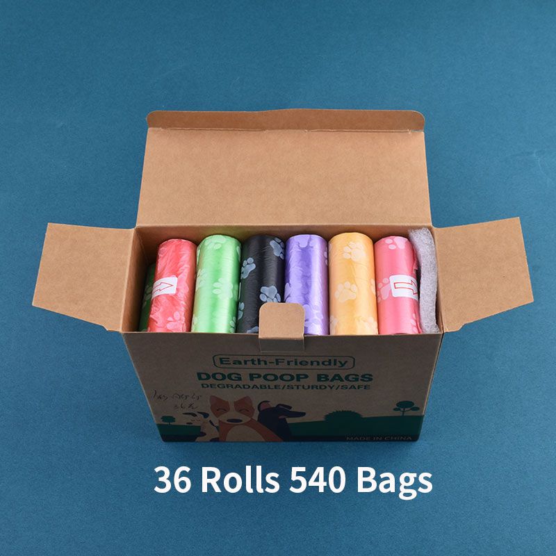 

Pet Biodegradable Trash Bag 36-42 Rolls Dog Poop Bags Bulk cented Poo Bag Degradable Cat Waste Bags Dog Poop Dispenser