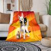 1pc Bolt Printing Blanket Soft, All Season Throw for Living Room, Bedroom,Personalized Gift with Adorable Cartoon Design