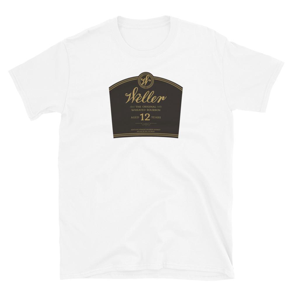 

NEW W/TAGS WELLER WHISKEY 12 YEAR PRINTED TEE SHIRT Unisex T-Shirt XXXXL