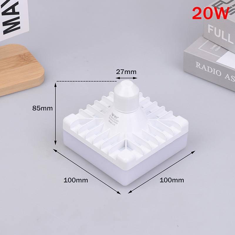 

80W 60W 40W 30W 20W E27 Screw LED Bulb 220V-265V Square Lamp E27 LED Lamps Cold White Bulb Light For Home Lighting
