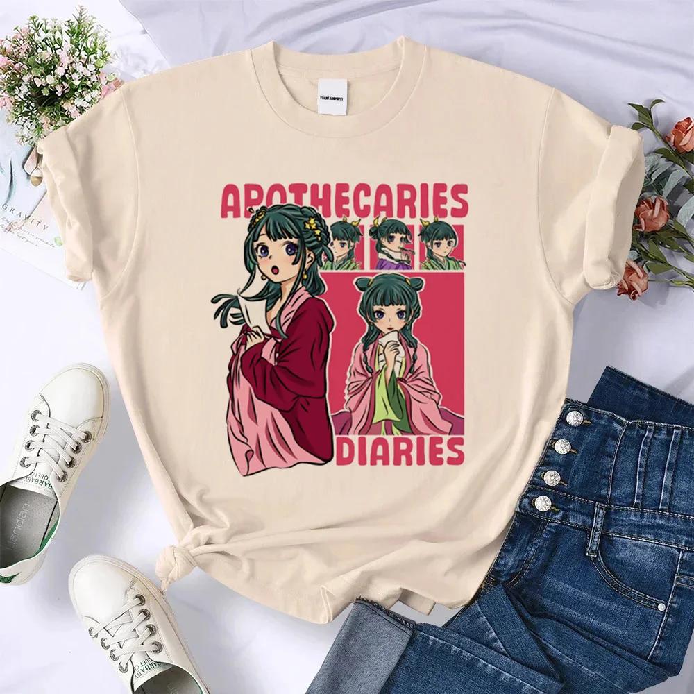 Kusuriya No Hitorigoto T Shirt Teen Digital Punk Graphic Comfortable Graphic Pastel Retro Harajuku Short Sleeve