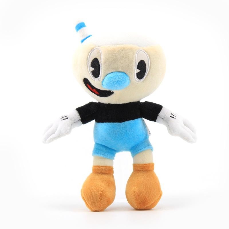 Game Cuphead Plush Toy Mugman Chalice Plushie Boss Ghost King Dice Stuffed Animal Soft Doll PIllow Gift Kids Children Birthday