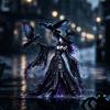 Autocollant PET Découpé 'Gothic Dance with Darkness' pour Journaling