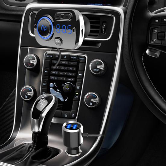 BC49BQ Bluetooth-compatible MP3 Widely Applicable Support TF Card 3A QC3.0 Bluetooth-compatible 4.2 Player Charger FM Modulator for Auto