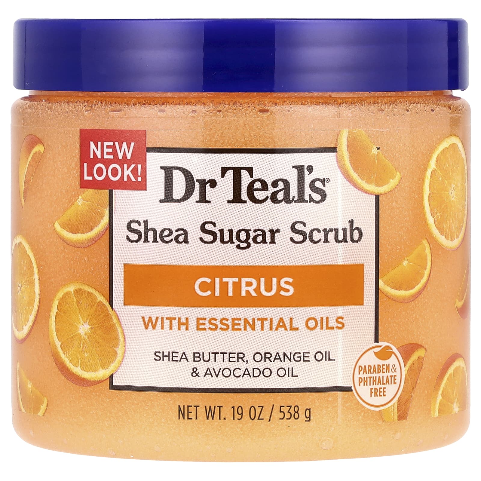 

Dr. Teal S, Shea Sugar Scrub, Citrus, 538G(19Oz)