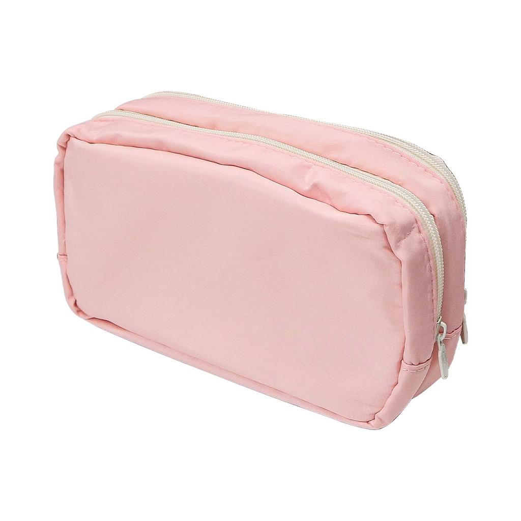 Large Capacity Pencil 3 Compartment Pencil Pencil Portable Pencil Case with Stationery Organizer with Zipper for Pink [NUZAMAS] Case, Case, Pouch,