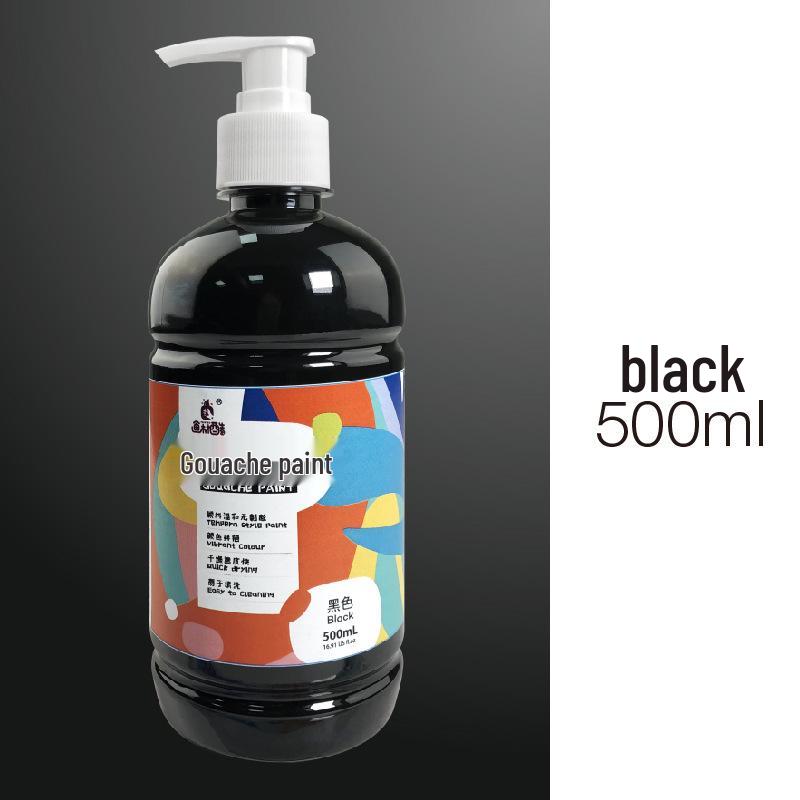 Kunstbedarf: 24-Farben 500ml Waschbares Gouache-Farben-Set für Bildungseinrichtungen und Kinder