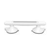 2 Pcs Shower Grab Bar No Drilling Non Slip Suction Cup Handicap Shower Safety Bar Gray