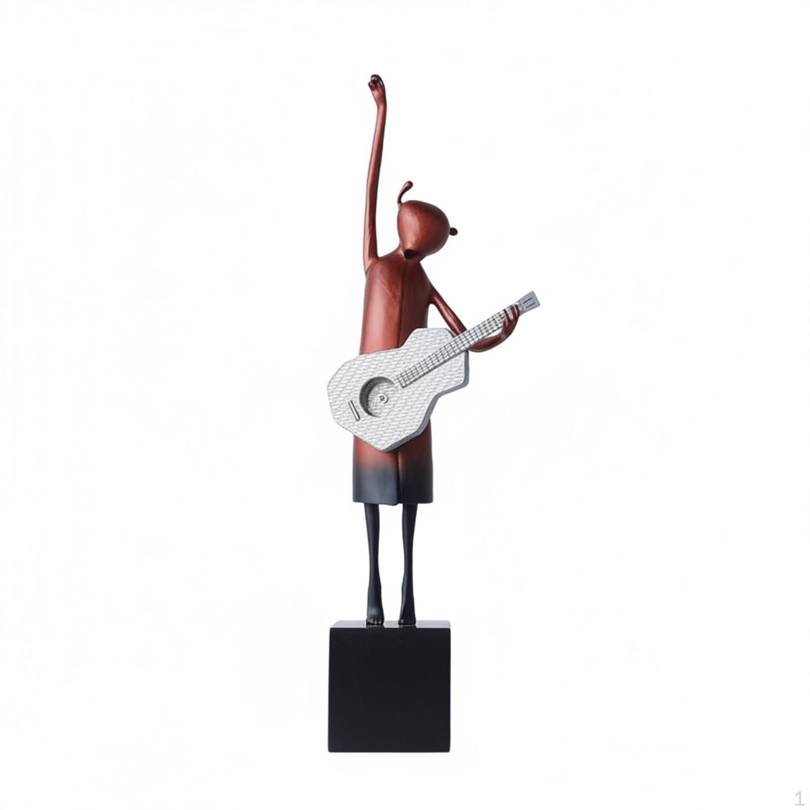 Metal Statue Abstract Human Figure Modern Tabletop Sculpture for Art Lovers, Homeowners,