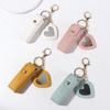 Portable Lip Gloss Bag Keychain Makeup Lipstick Holder Travel PU Organizer  Girls