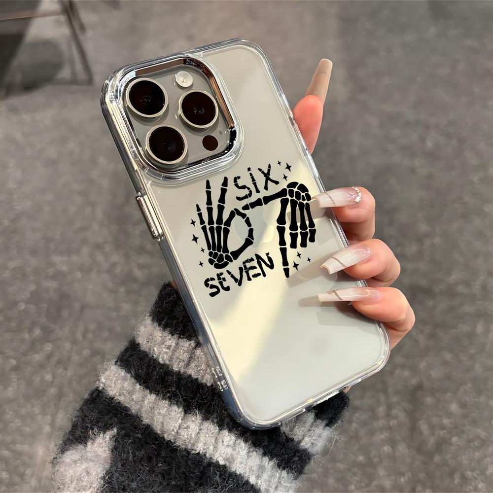 Phone Case 67 Six Seven for Xiaomi Mi 15 14T 14 12T 11T 11 Lite Poco M7 X7 X6 F5 F6 X5 X4 GT Pro 4G 5G Transparent Soft Cover