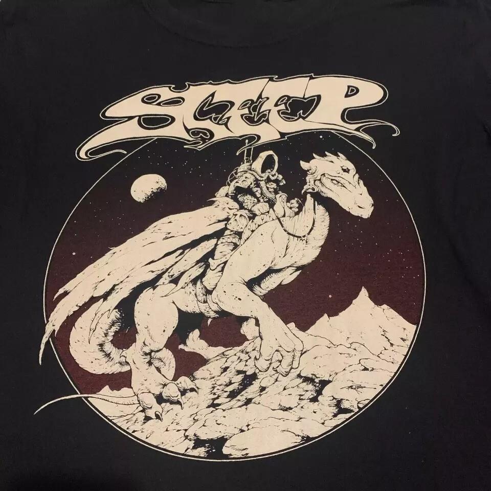 HOT Sleep Band Gift For Fans Black T-Shirt Cotton All Size Unisex T-Shirt M