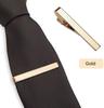 KYULM7 Tie Clip Business Casual Gift Type B Gold Men's - Stylish, Cool, Popular, Simple, Business, Wedding, Formal, Banquet, Party, Work, Trip,