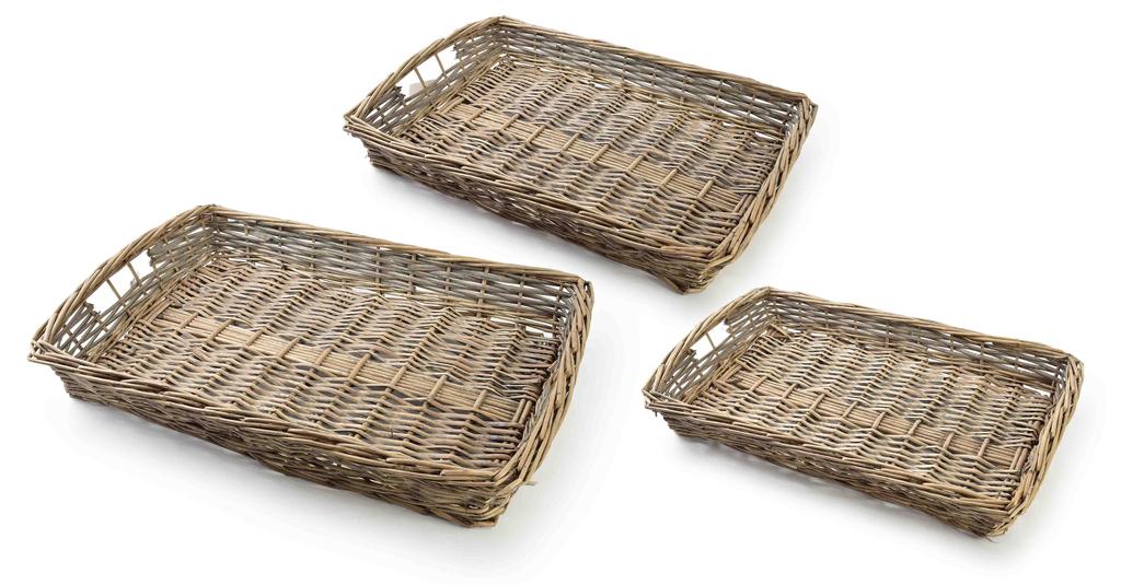 Gustav Komplet 3 Tac 56X40X8Cm/50X34X7/45X29X6 Cm