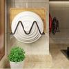 Kitchen Cutting Board Holder Rack Solid Pot Lid Cover Stand Adhesive Storage Rack Pan Cover Organizer Racks Sponge Plate Holders
