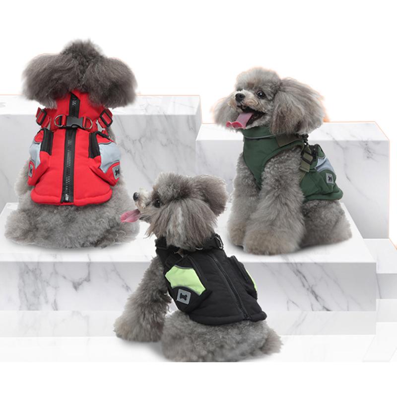 Dog Winter Winter Coat Pet Warm Cotton Jacket for Small Medium Dogs Puppy Windproof Waterproof Cold Weather Clothes Pet Outfit