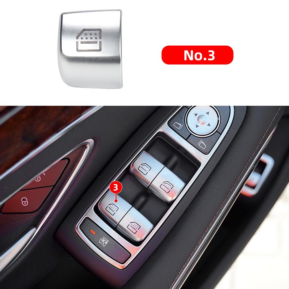 For Mercedes W222 Window Switch Repair Button Cover Vehicle Door Glass Control Switch Key Cap For Benz S Class S300 S320