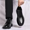 Summer new soft leather beanie shoes business men's casual leather shoes men's shoes men's derby shoes