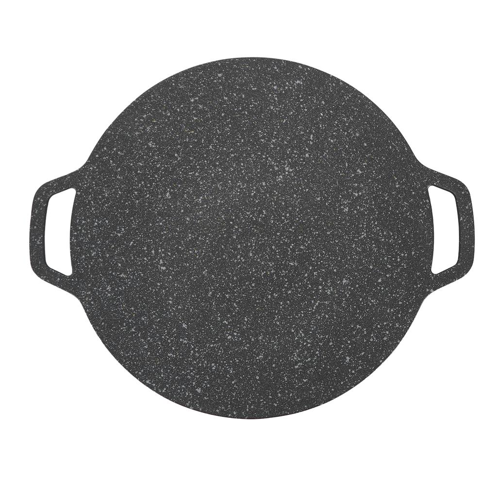 Korean BBQ Grill Pan Round High Thermal Conductivity Easy To Clean Barbecue Griddle for Indoor