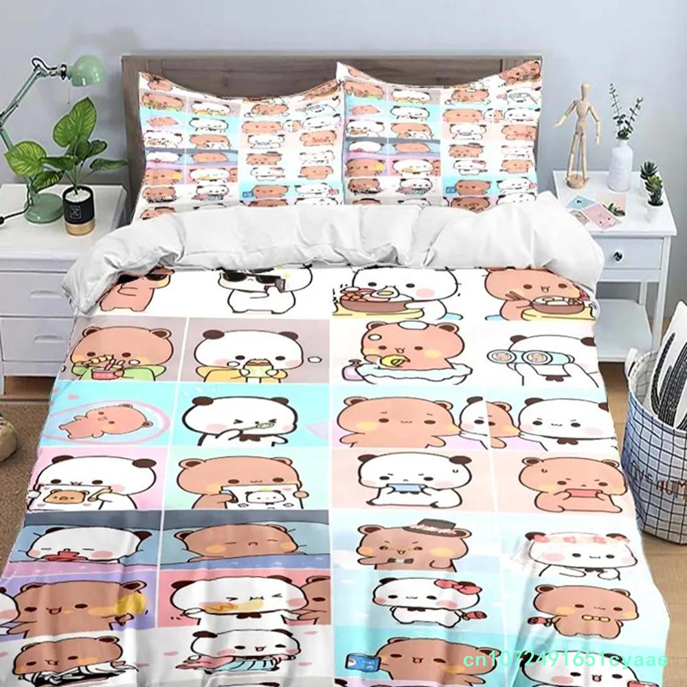 Exquisite Cartoon B-bubu Anime Digital Printing Bedding Set Duvet Cover Comforter Bed Youth Kids Girl Boys Gift Home Textiles