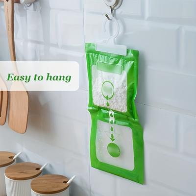 16PCS Moisture Absorber Hanging Bag Dehumidifier Bags Moldproof Wardrobe Antihumidity Bag Closet Cupboard Closet Dehumidifier