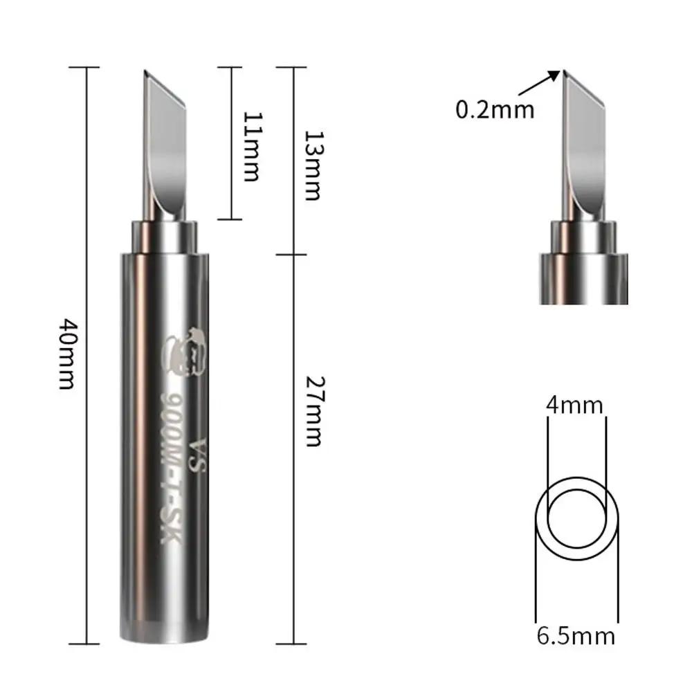 1Pcs 900M Soldering Iron Tip Lead-free Oxygen-free Copper Tips for 936 937 Soldering Stations Solder Iron Tip